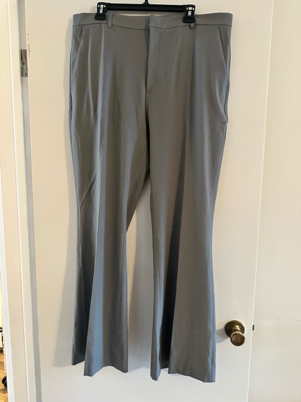 Banana Republic Gray Sculpted Stretch Dress Pants